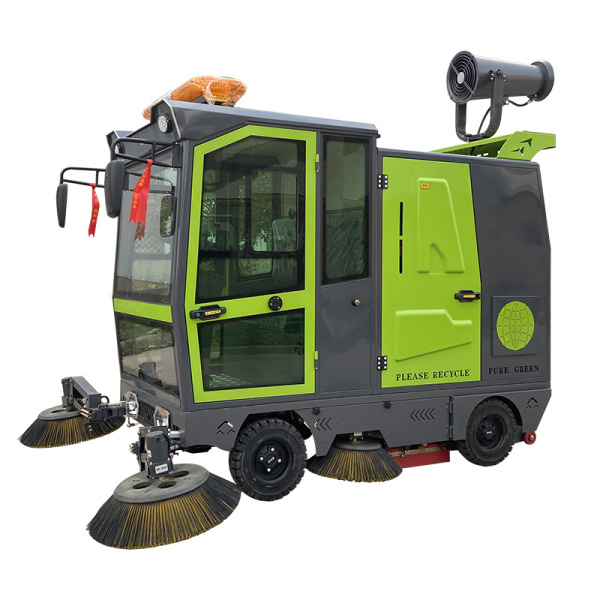 四輪五刷掃地車